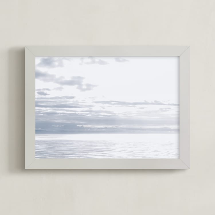 "visionary" - Art Print in Glacial by Courtney Crane - Framed