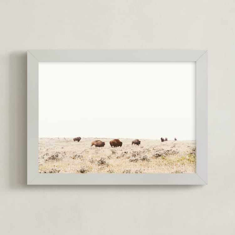 "On the Move" - Art Print in summer by Kamala Nahas - Framed