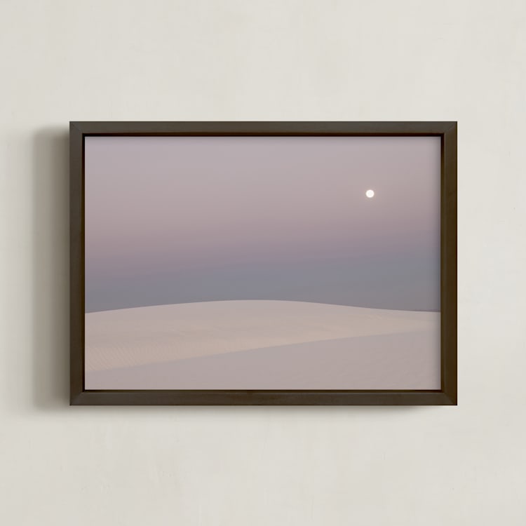 "Desert Dusk I" - Art Print in Dusk by Tania Medeiros - Framed