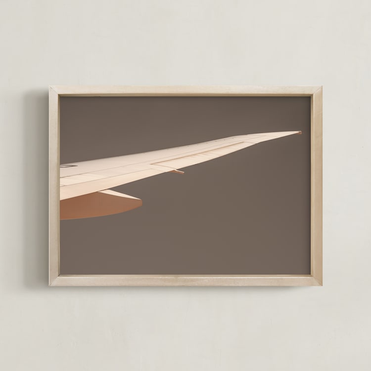 "Voyage" - Art Print in Pink by Benno and Noosa - Framed