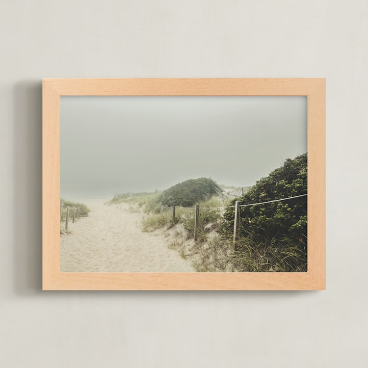 "grey lady" - Art Print in Misty by Anne Ciotola - Framed