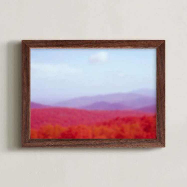 "Bold Ridge" - Art Print in Carnival by Deborah Chou - Framed