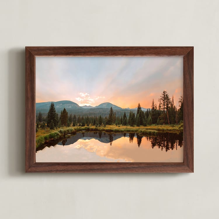 "Wanderlust" - Art Print in Forest by Alicia Abla - Framed