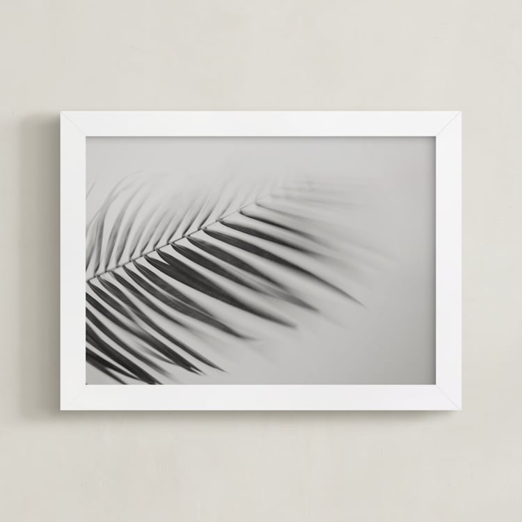 "Sketching Breeze" - Art Print in Graphite by Tania Medeiros - Framed