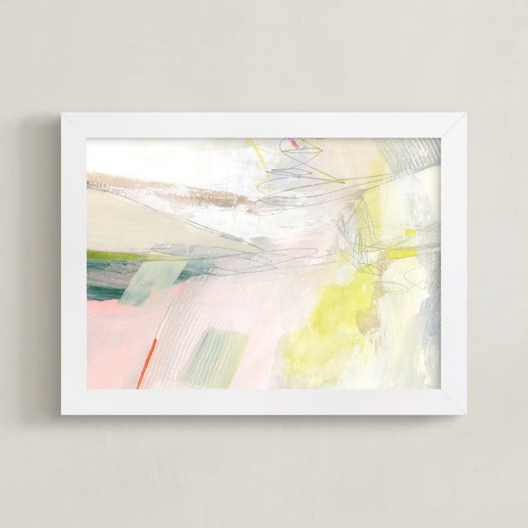 "Sweet Dreams" - Art Print in Dusk by Carol Barber - Framed