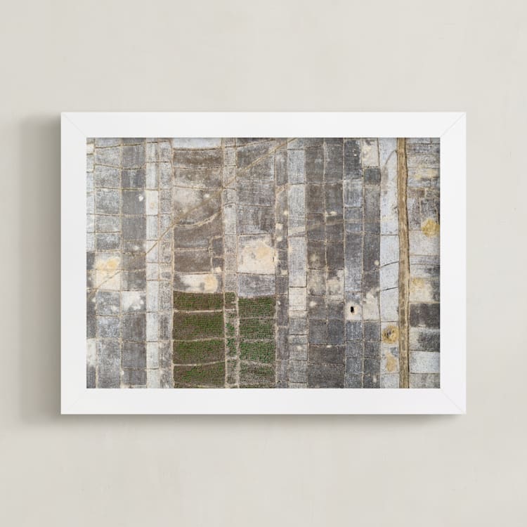 "transition" - Art Print in Clay by Alaric Yanos - Framed