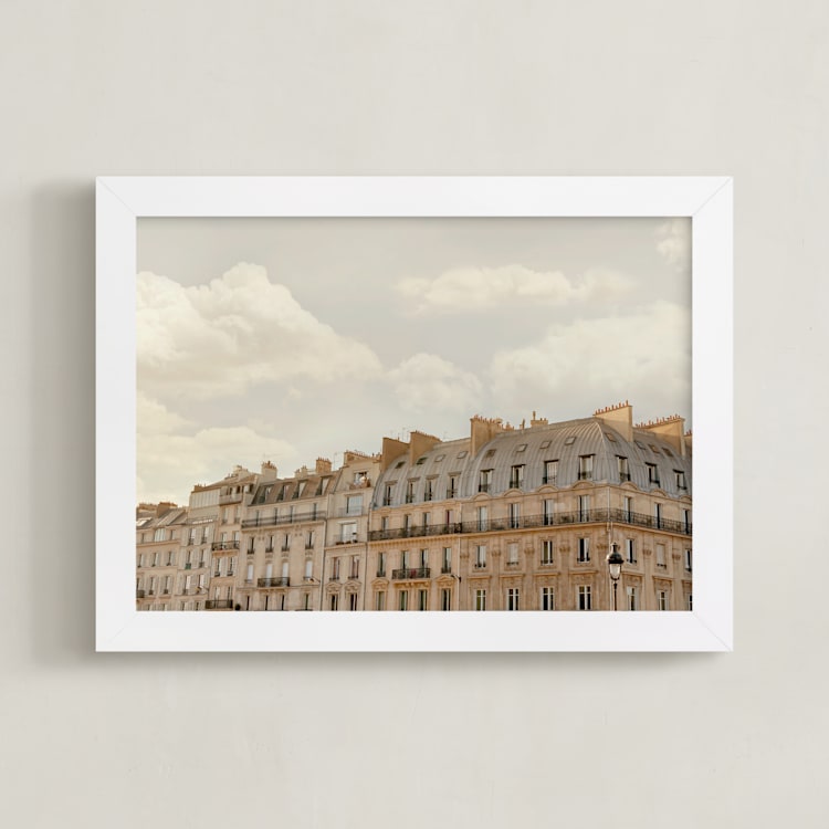 "Loving Paris" - Art Print in Crepe by Paola Benenati - Framed