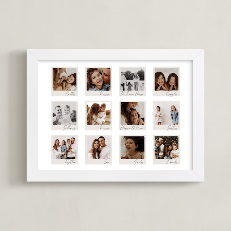 "Framed Photo: Twelve" - Framed Photo in Snow by lori jacobs wemple - Framed