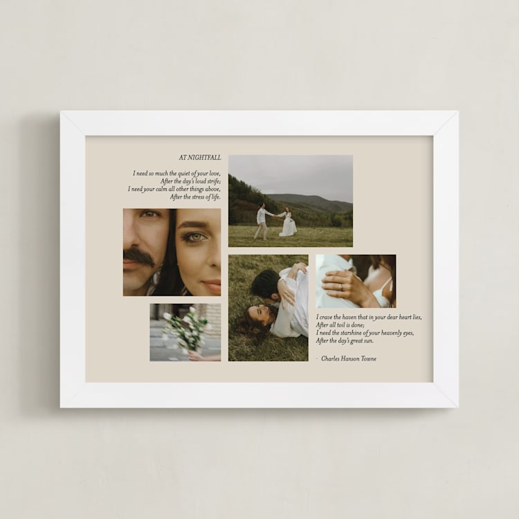 "Harmony" - Framed Photo in Crepe by Emily Sabol Goss - Framed