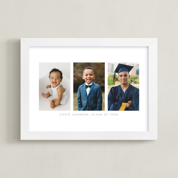 "Three Photo: Landscape Framed Photo" - Framed Photo in Brass by Lucrecia Caporale - Framed