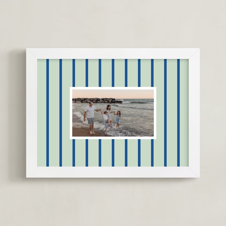 "Isla: Landscape" - Framed Photo in Lagoon by Pati Cascino - Framed