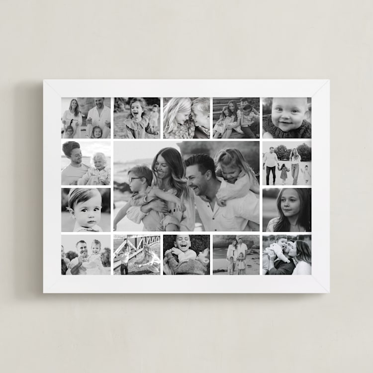 "Our Memories" - Framed Photo in Snow by Ashley Presutti Beasley - Framed