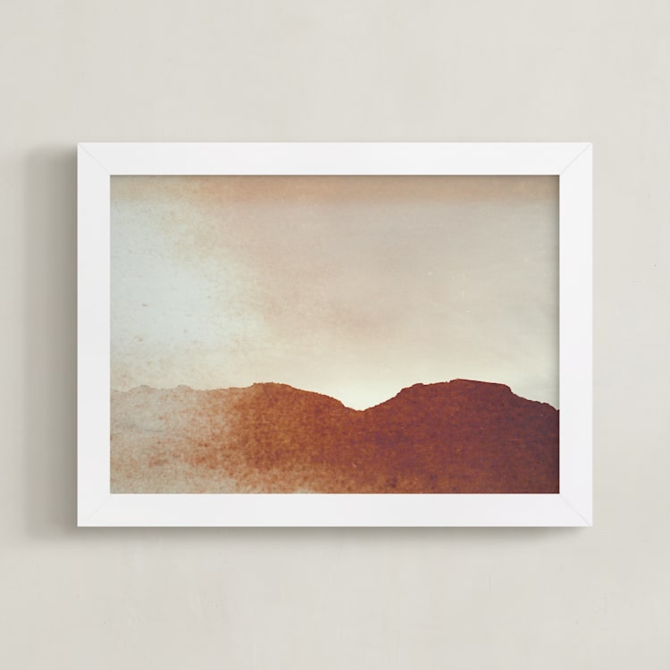 "big bend" - Art Print in Sepia Skin by Sasquatch Mansfield - Framed