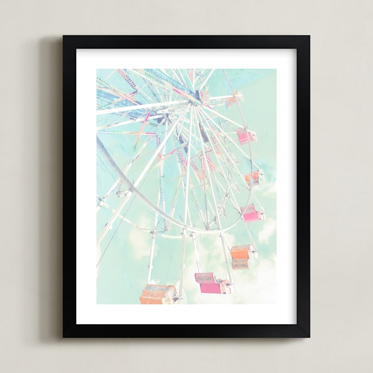 "Fair Days 4" - Art Print in Candy by Shannon Howard - Framed