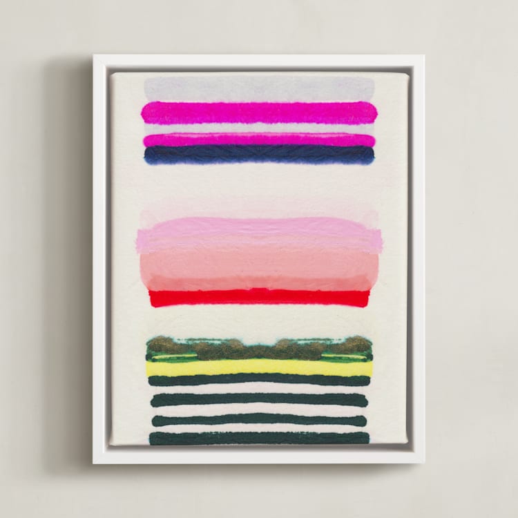 "You Are Beautiful" - Art Print in CANDY by HAPI ART - Framed Canvas
