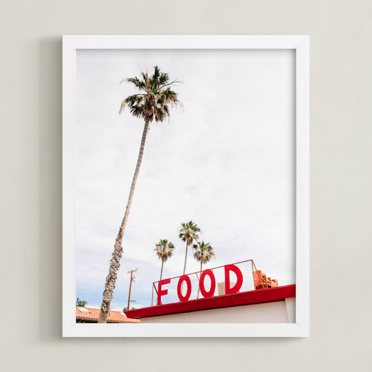 "Zuma Beach Malibu No. 7" - Art Print in Color by Kamala Nahas - Framed