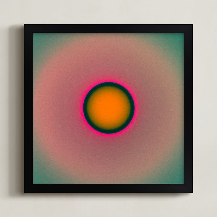 "Sun in the dust. Variations 2" - Art Print in Rainbow Sky by Arash Fattahi Acosta - Framed