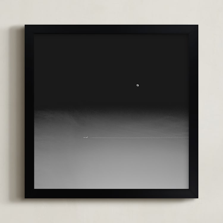 "Skyscraping" - Art Print in Gradient Grey by Andrew McClintock - Framed