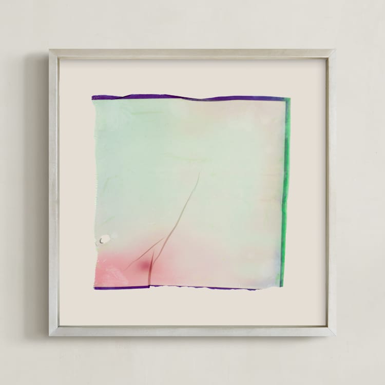 "Four Square III" - Art Print in Vibrant by Kamala Nahas - Framed