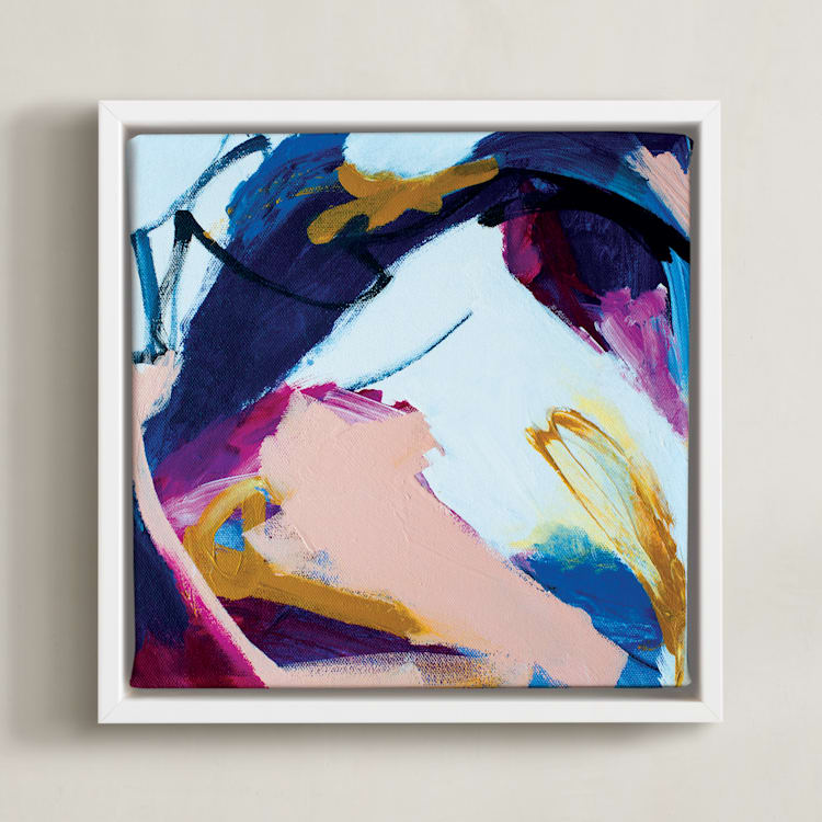 "Depth of Freedom: 2" - Art Print in Multi-Color by LaDara McKinnon - Framed Canvas