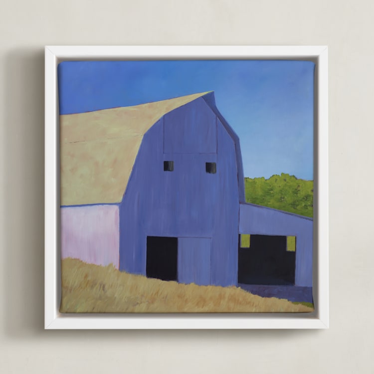 "Dutch Lilac" - Art Print in Lilac by Carol C. Young - Framed Canvas