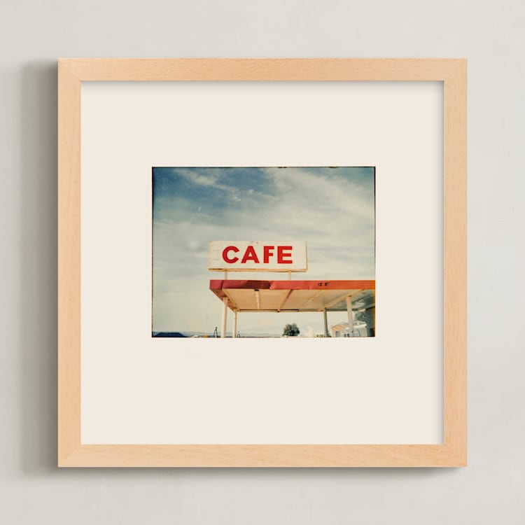 "Roadtripping 2" - Art Print in Mojave by Kamala Nahas - Framed