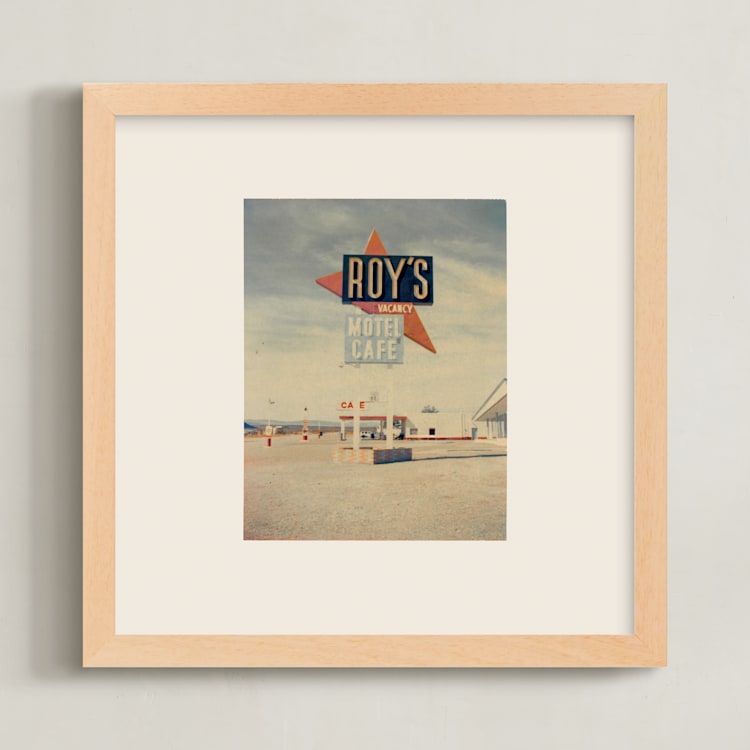 "Roadtripping 1" - Art Print in Mojave by Kamala Nahas - Framed
