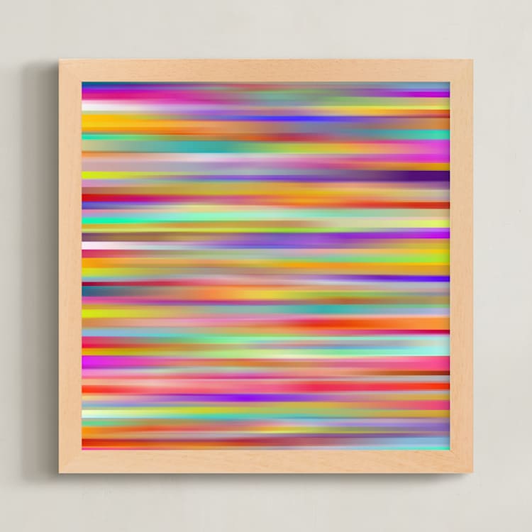 "Electrica" - Art Print in Multi-Colored by Paola Benenati - Framed