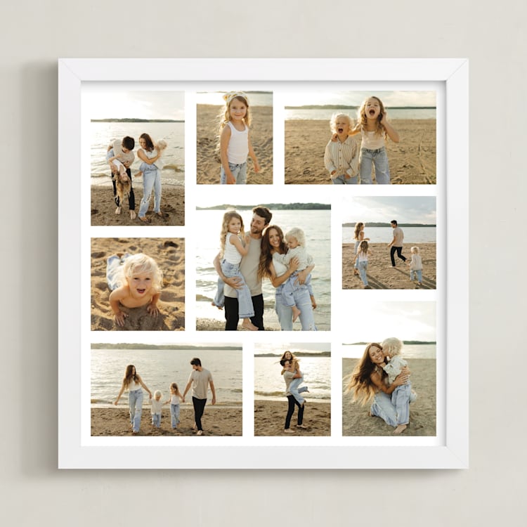 "Nine Little Moments" - Framed Photo in Cloud by Alisa Galitsyna - Framed