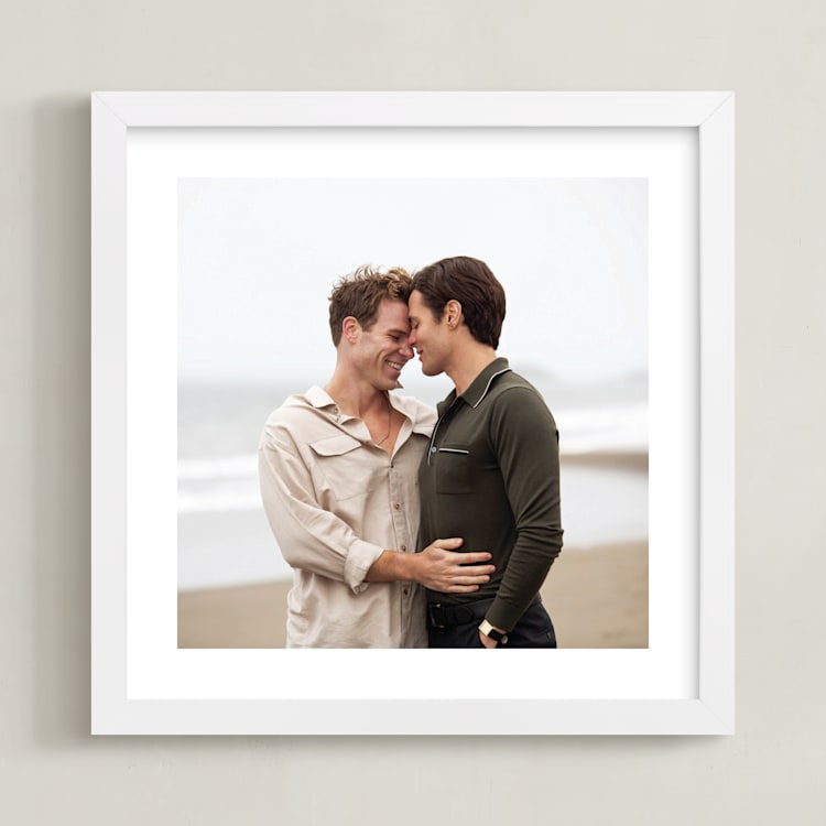 "The Big Picture: Valentine's Framed Photo" - Framed Photo in White by Minted - Framed