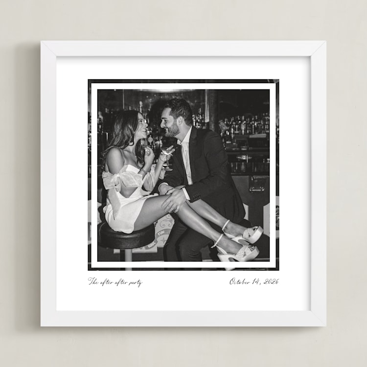 "Artifact: Square Framed Photo" - Framed Photo in Charcoal by Snow and Ivy - Framed