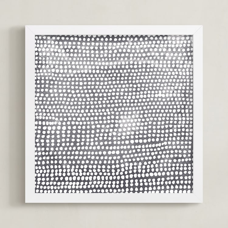 "Dance" - Art Print in Smoke by Kerry Doyle - Framed