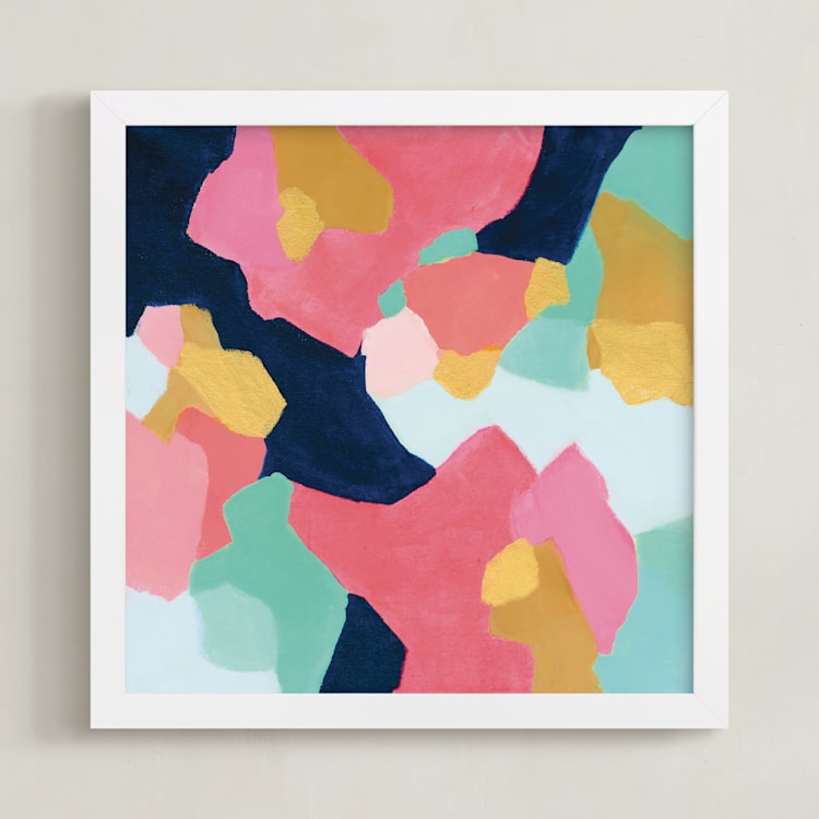 "Party Favors #2" - Art Print in Confetti by Mya Bessette - Framed