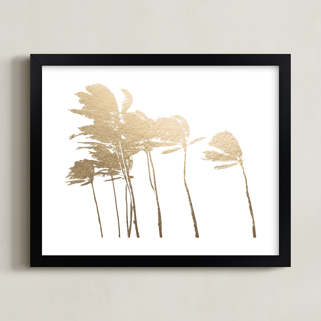Palm Trees in the Wind Foil