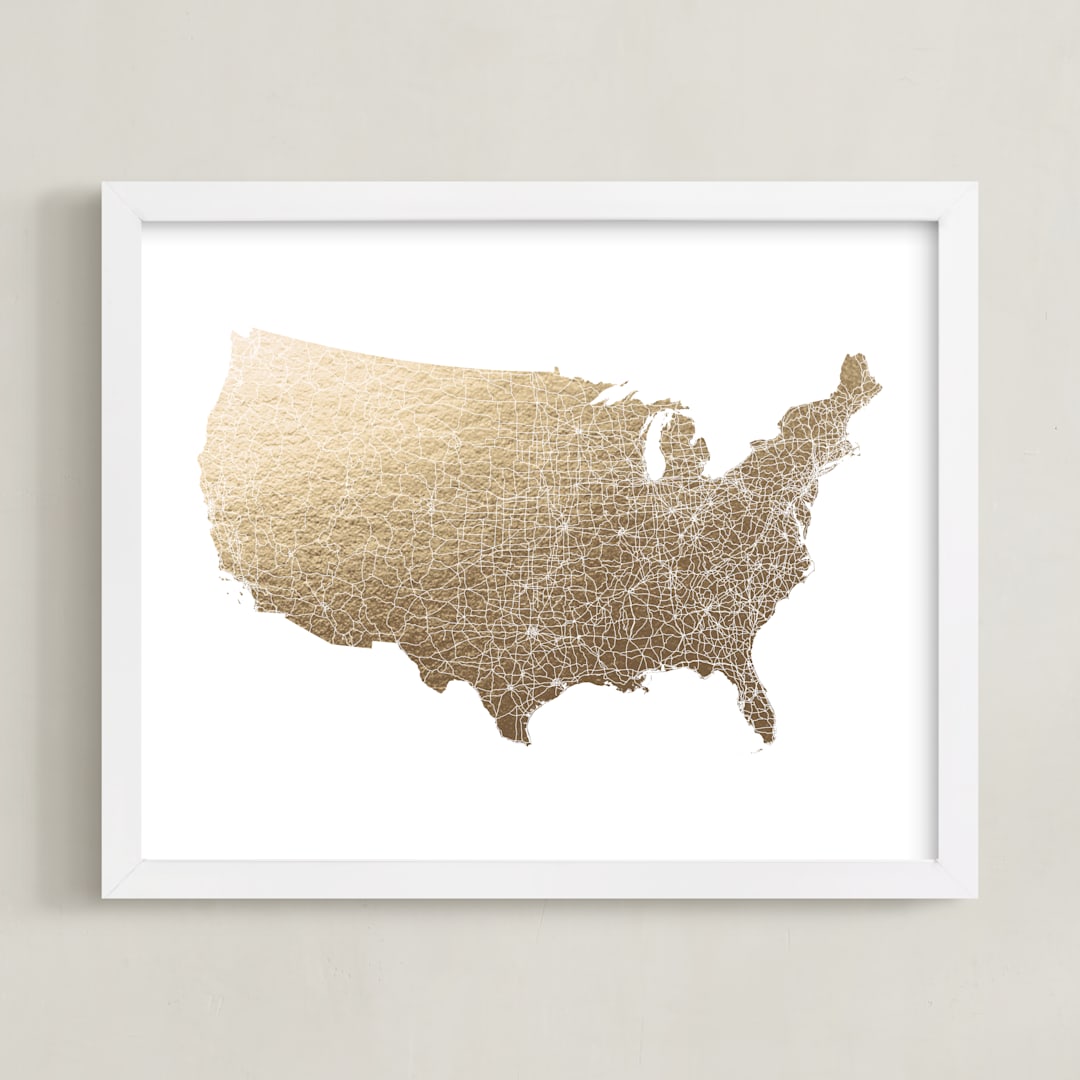 United States Map Filled