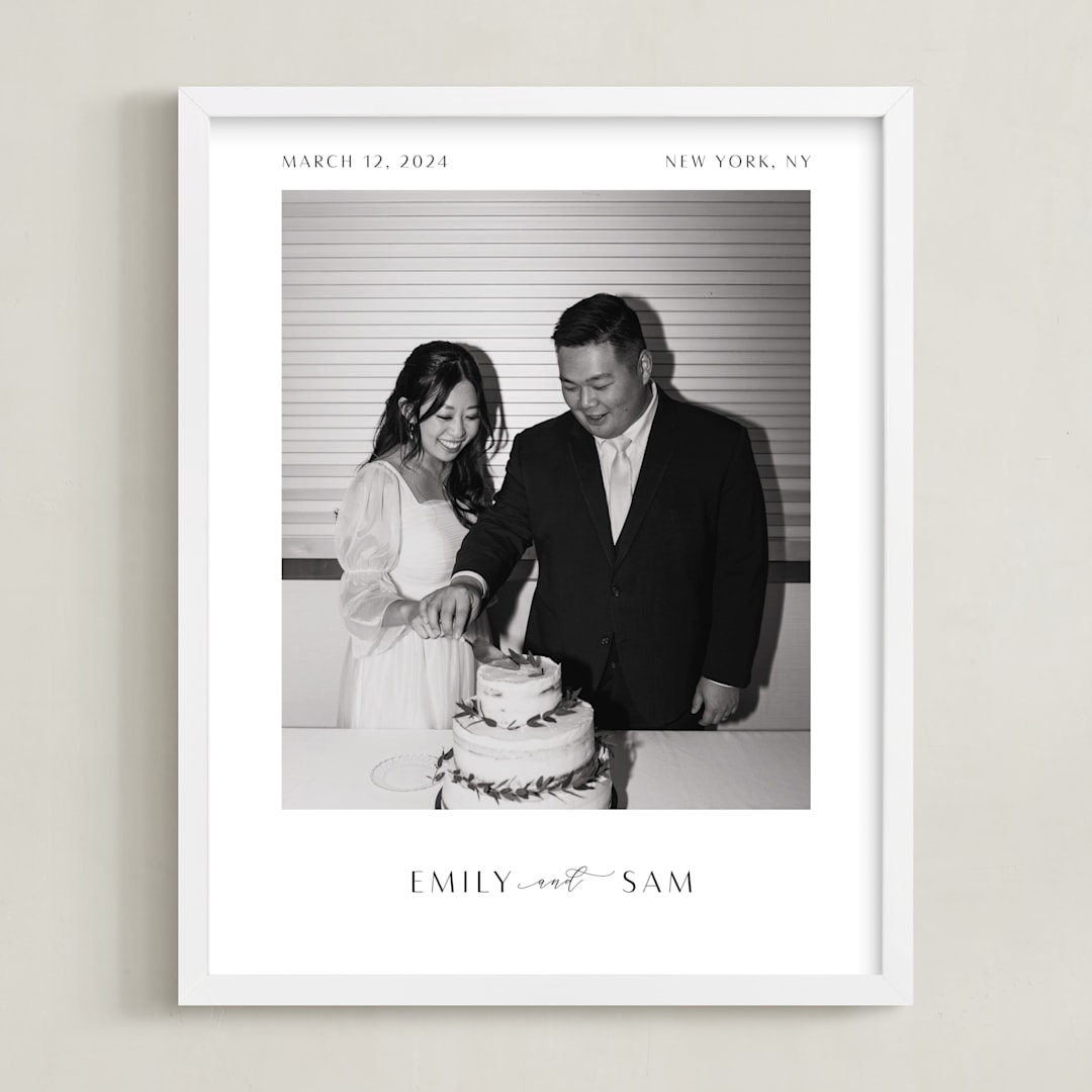 Be There: Portrait Framed Photo