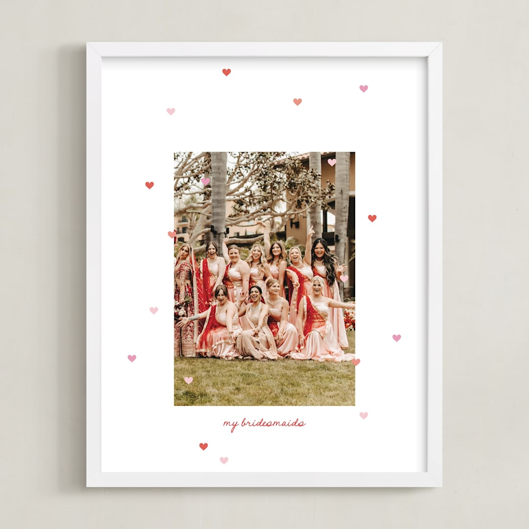 Drops of Love: Portrait Framed Photo