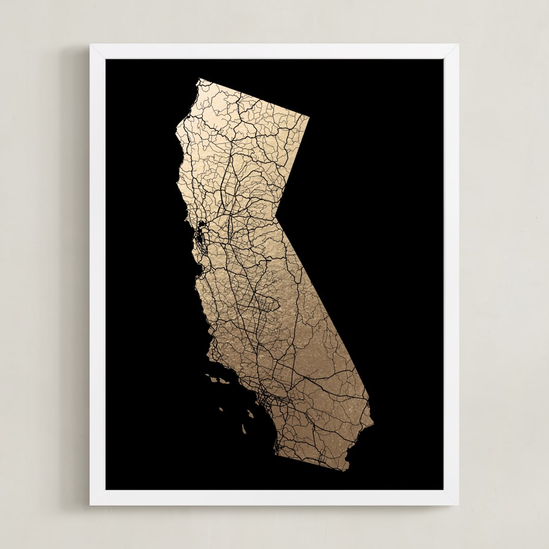 California Map Filled