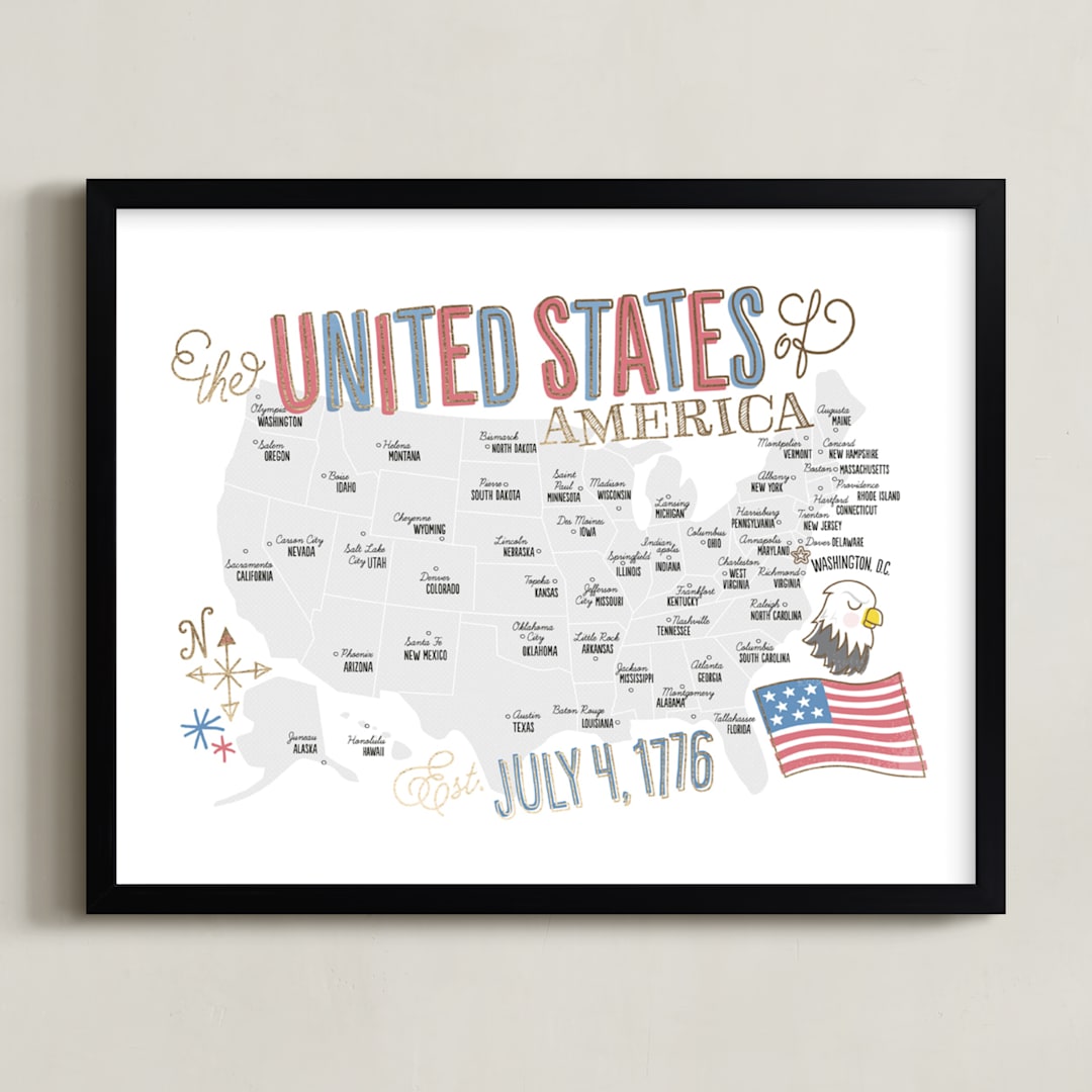 United States Doodle Map
