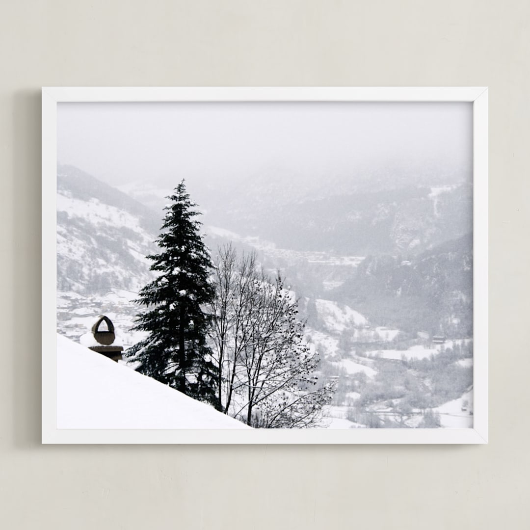 winter in monochrome