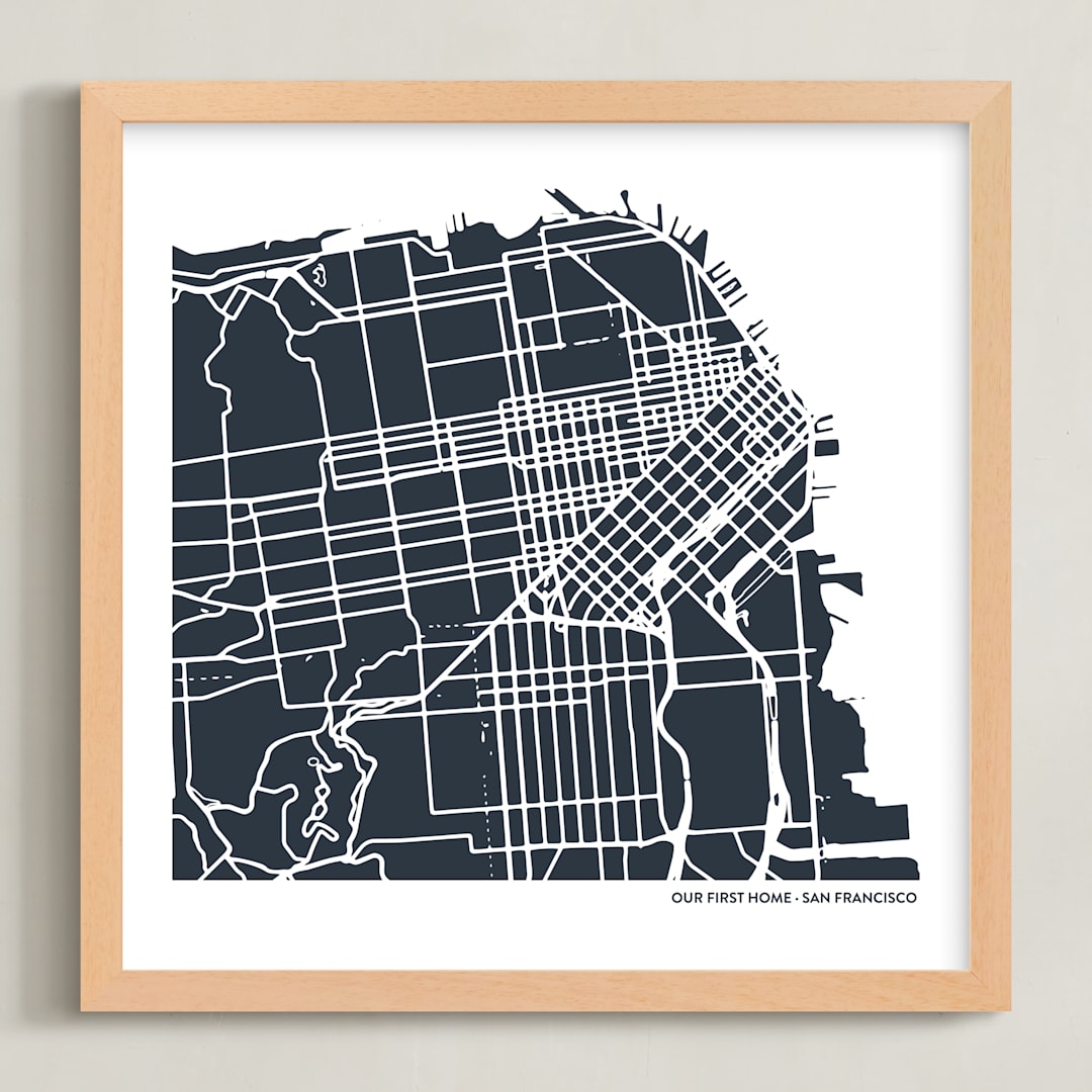 Filled Map: Custom Print