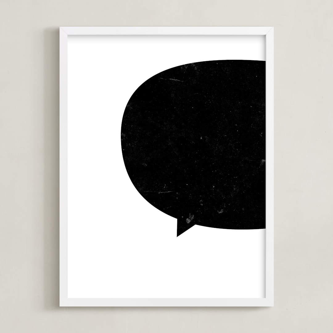 something to say