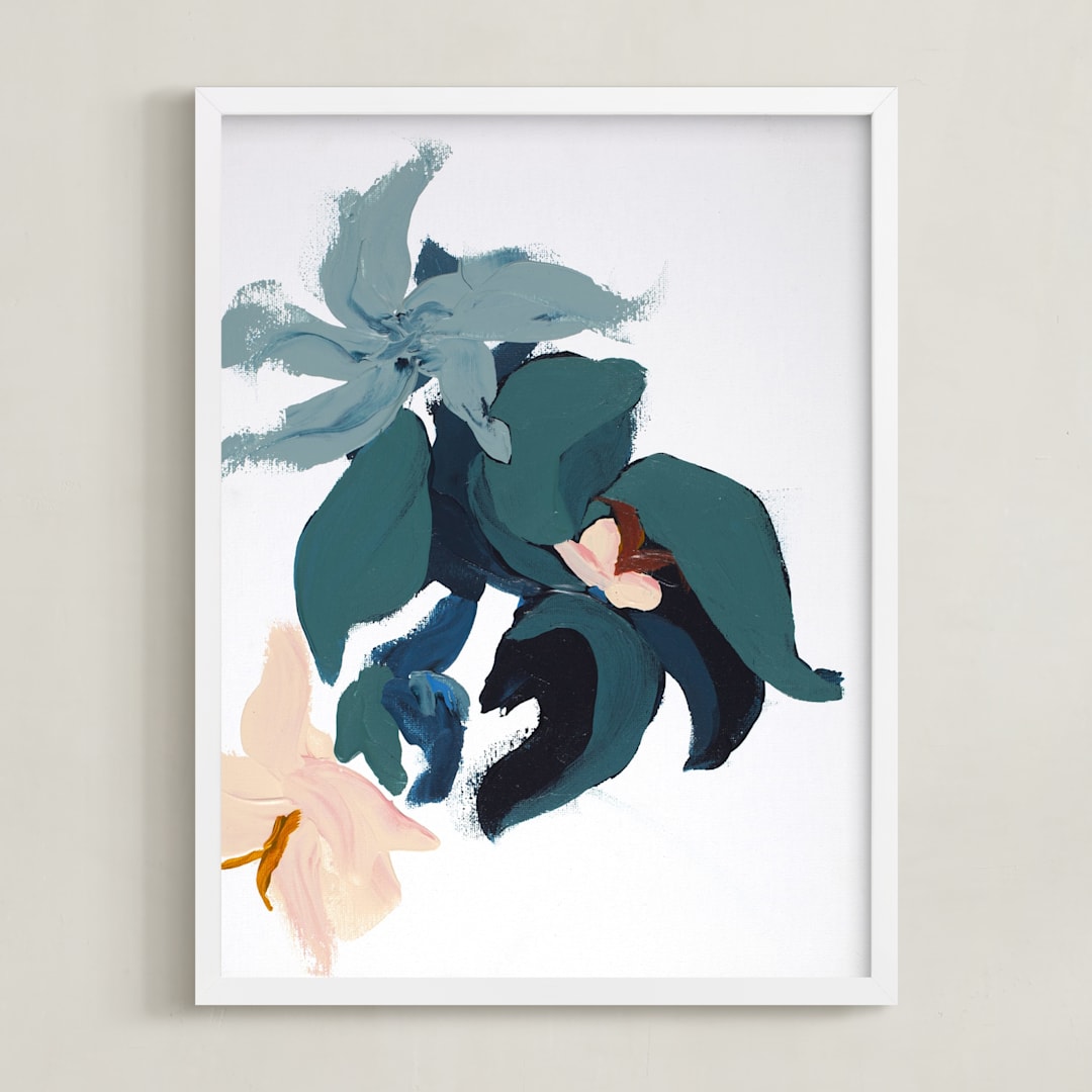 Modern Abstract Floral art print