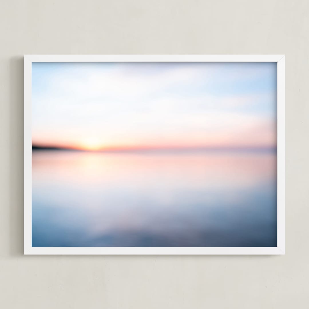 Abstract Lake View Sunset