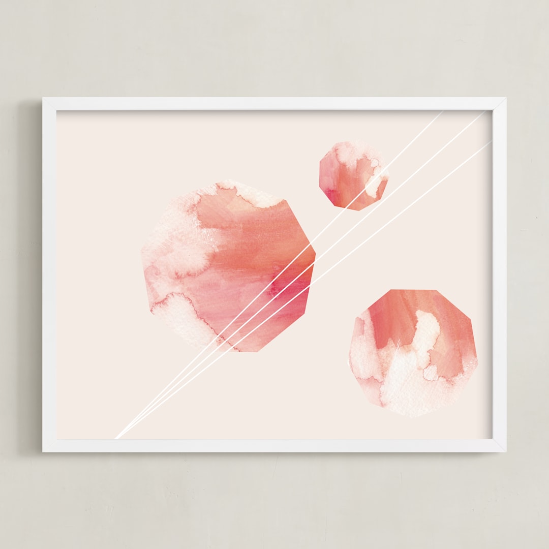 Watercolor Nonagons