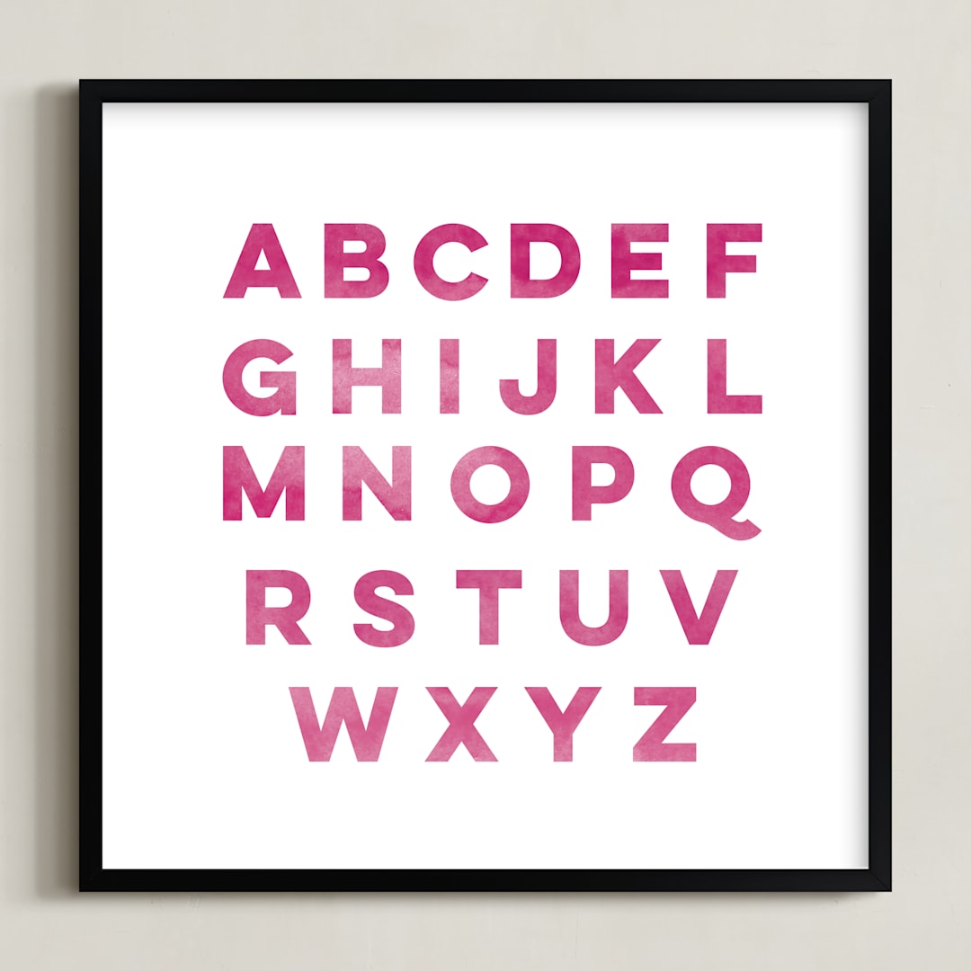 Watercolor Alphabet