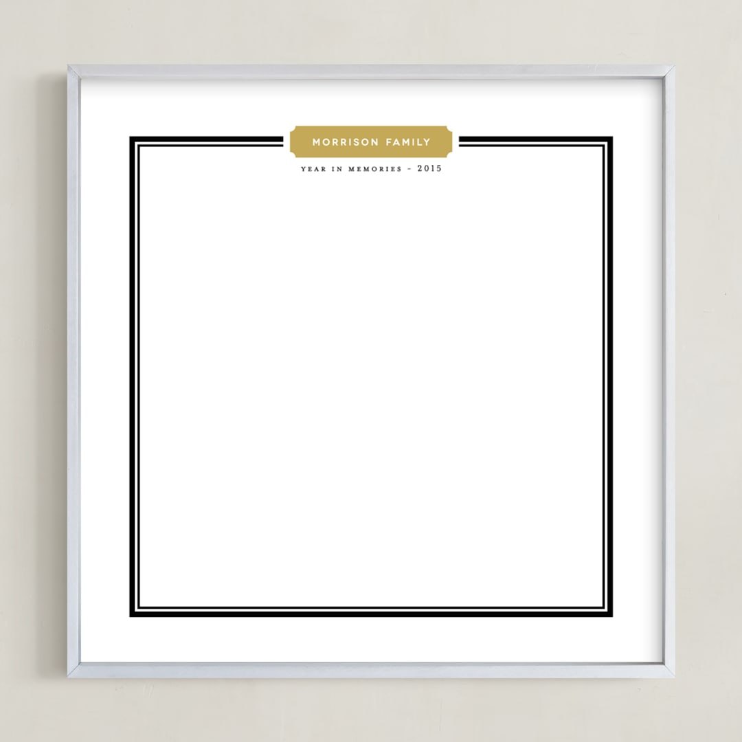 Crisp Lines Keepsake