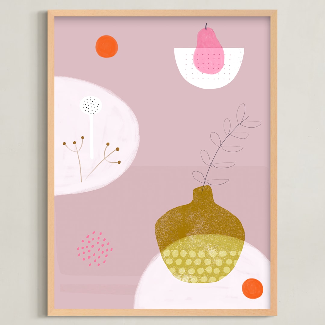 Still Life with Pink Pear