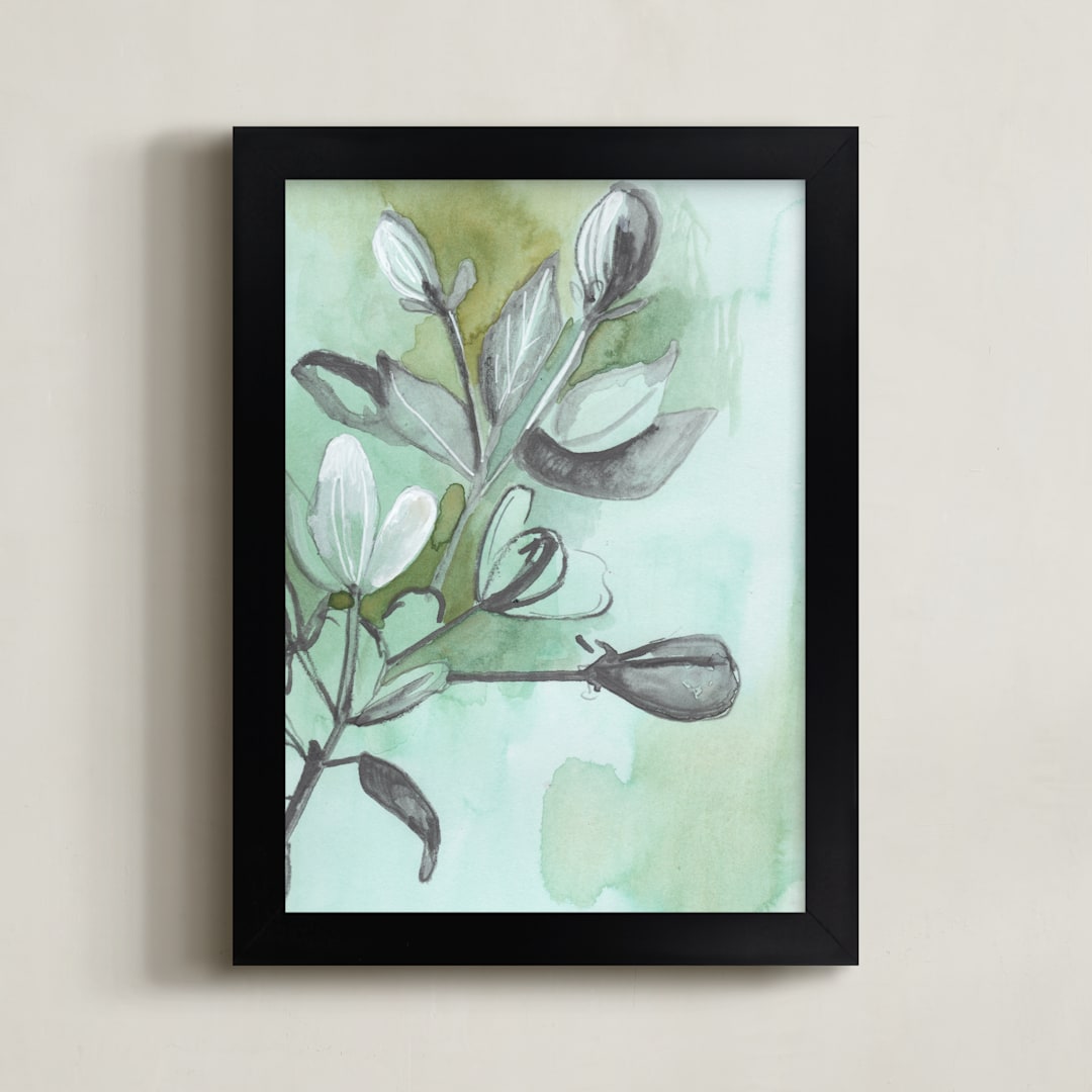 Botanical Sketch in Green