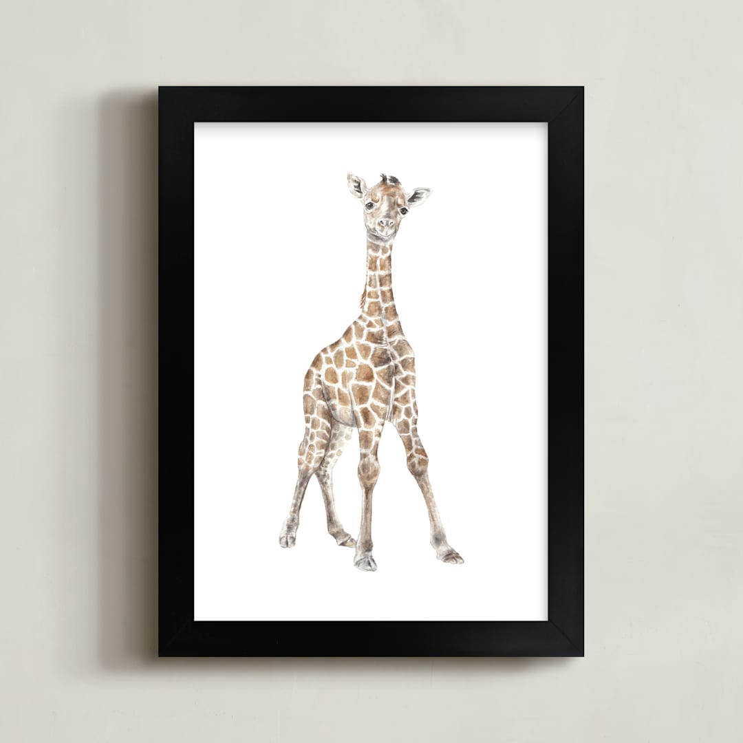 Baby Giraffe Watercolor